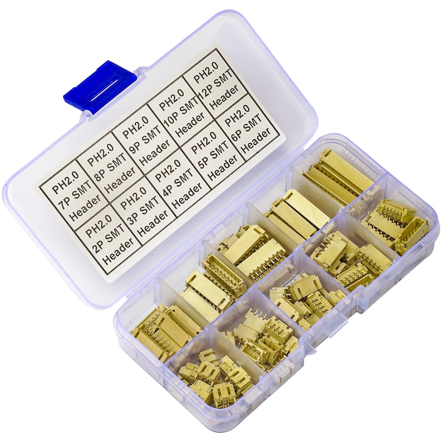 Amazon.com: Kidisoii JST Connector Kit, PH2.0 SMT Header Jst 2mm
